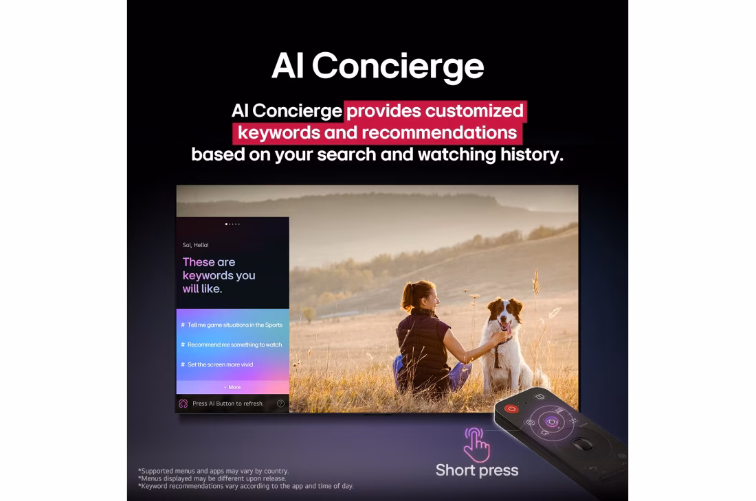تلویزیون ال جی مدل 65UA8500 سایز 6۵ اینچ LG TV model 65UA8500