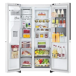 قیمت و خرید یخچال ساید بای ساید ال جی X267 مدل GR-X267CQHS مونتاژ چین رنگ سفید