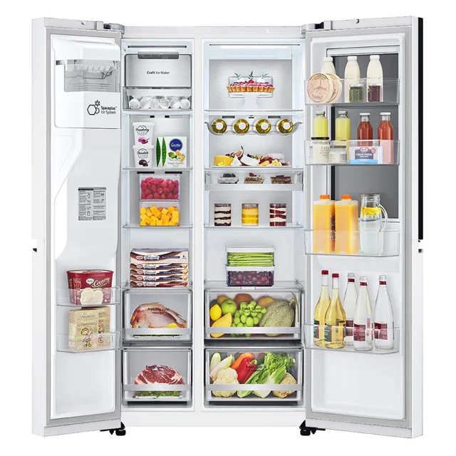 قیمت و خرید یخچال ساید بای ساید ال جی X267 مدل GR-X267CQHS مونتاژ چین رنگ سفید