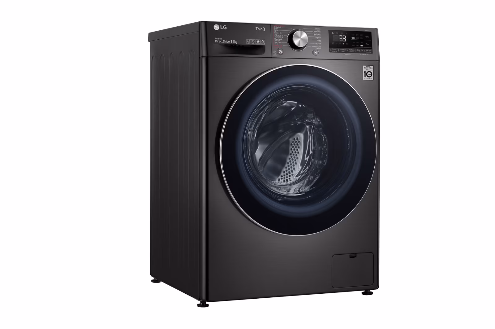 قیمت و خرید ماشین لباسشویی ال جی WR9011 ظرفیت 11 کیلوگرم رنگ دودی مدل WR9011PBG