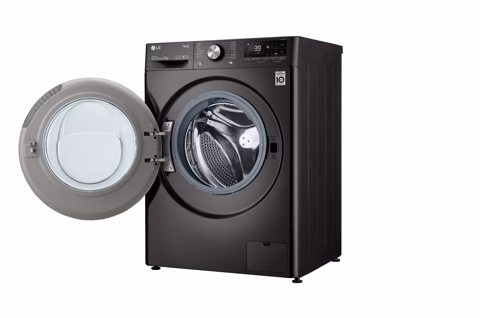 قیمت و خرید ماشین لباسشویی ال جی WR9011 ظرفیت 11 کیلوگرم رنگ دودی مدل WR9011PBG