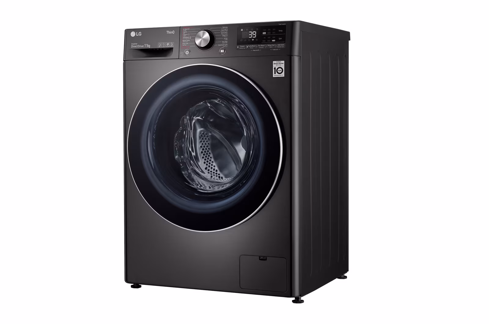 قیمت و خرید ماشین لباسشویی ال جی WR9011 ظرفیت 11 کیلوگرم رنگ دودی مدل WR9011PBG
