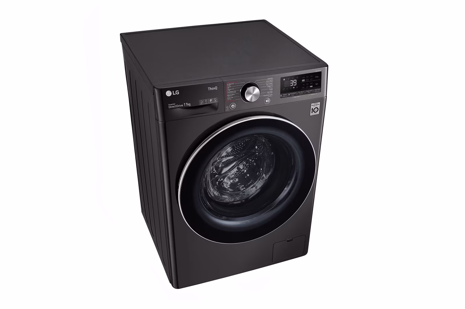 قیمت و خرید ماشین لباسشویی ال جی WR9011 ظرفیت 11 کیلوگرم رنگ دودی مدل WR9011PBG