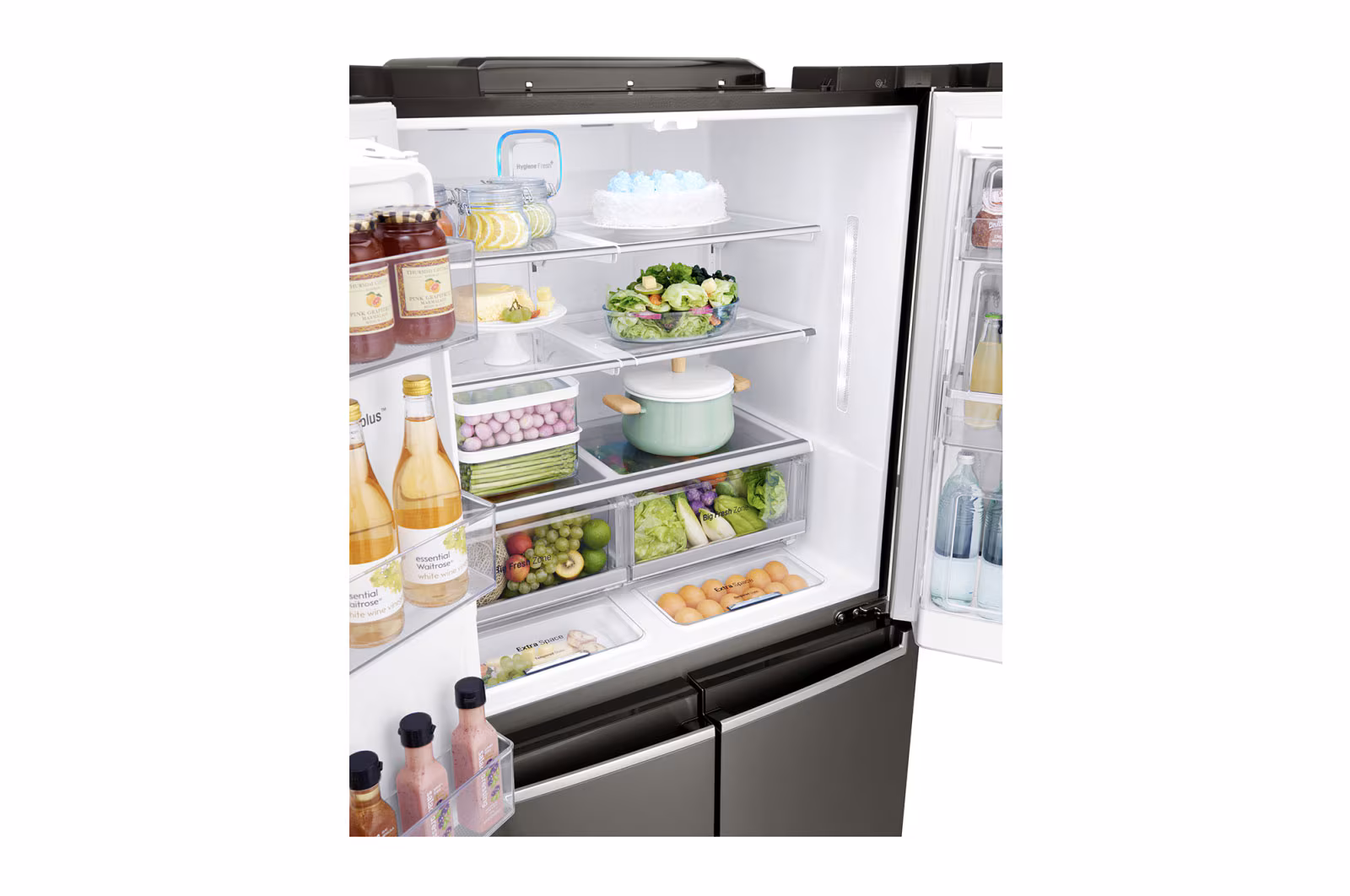 قیمت و خرید یخچال فریزر ساید بای ساید ال جی X39 مدل GR-X39FTKHL مونتاژ کره